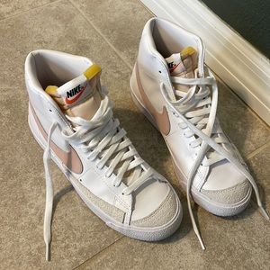 Nike blazers high top. Worn once. Size 7.5
